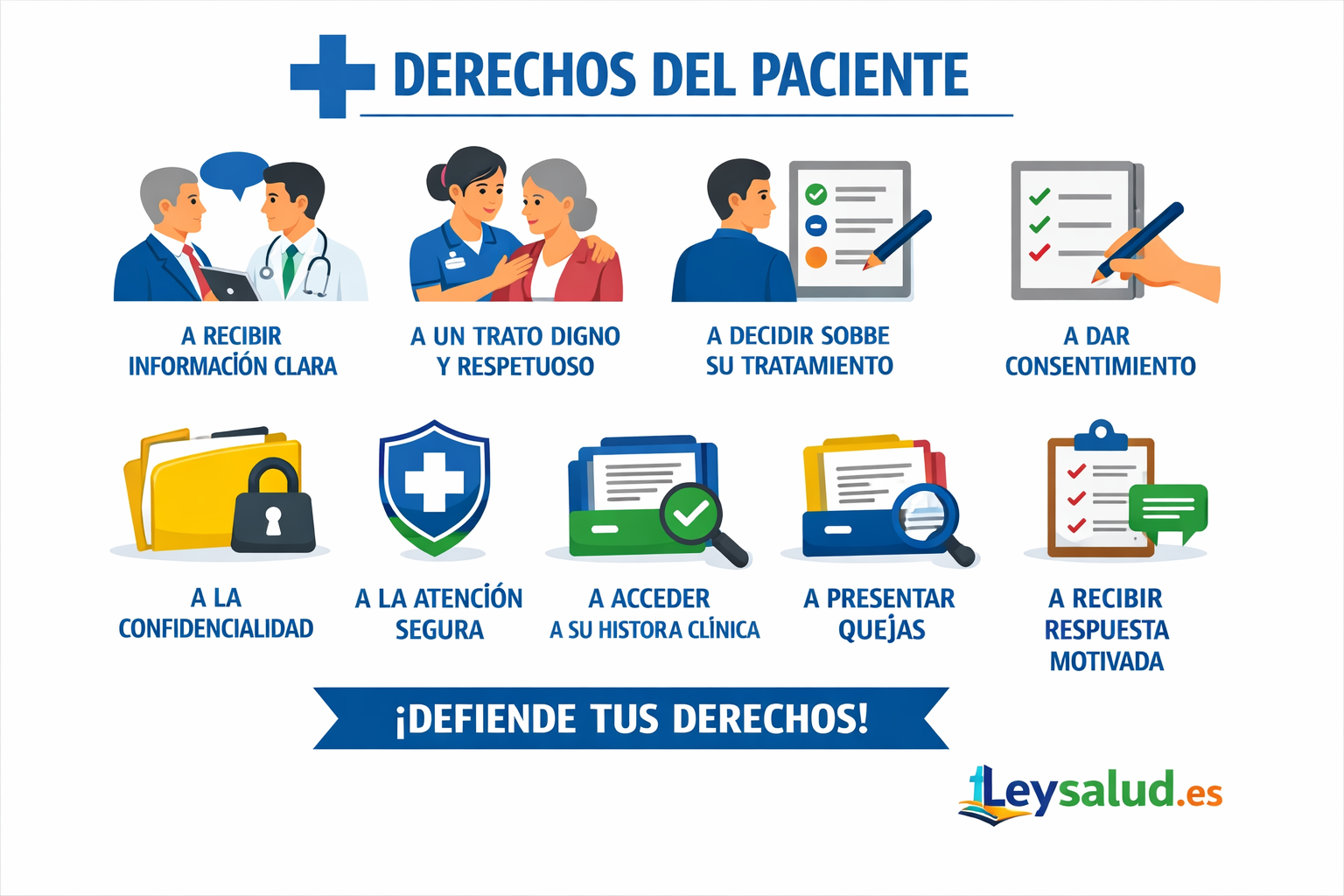 Lista de derechos del paciente